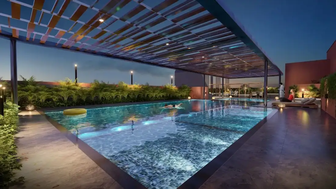 Heart of Harmony rooftop pool